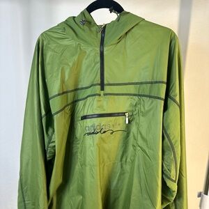 Adidas Olive Green Windbreaker